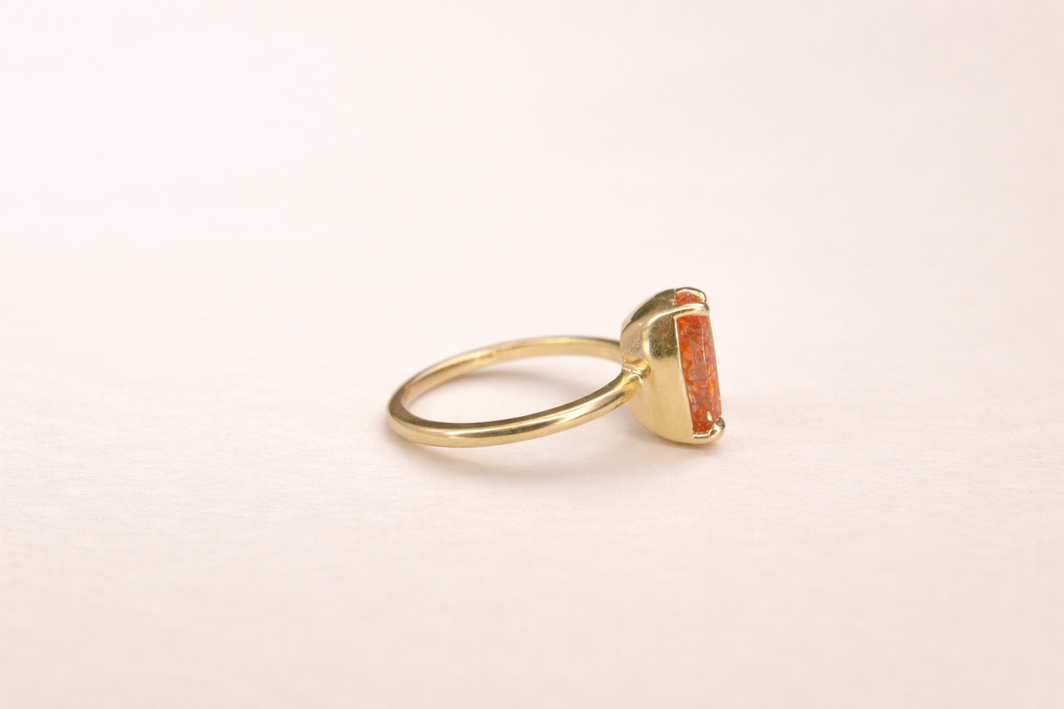Fire Opal Ring